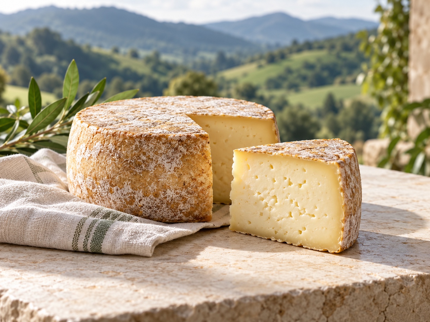 Queijo artesanal em imagem ilustrativa